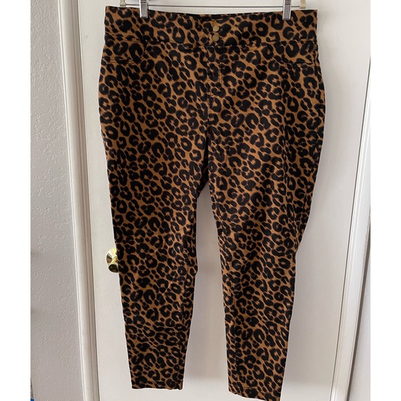 Print pants brown/black excellent condition - Picture 1 of 5